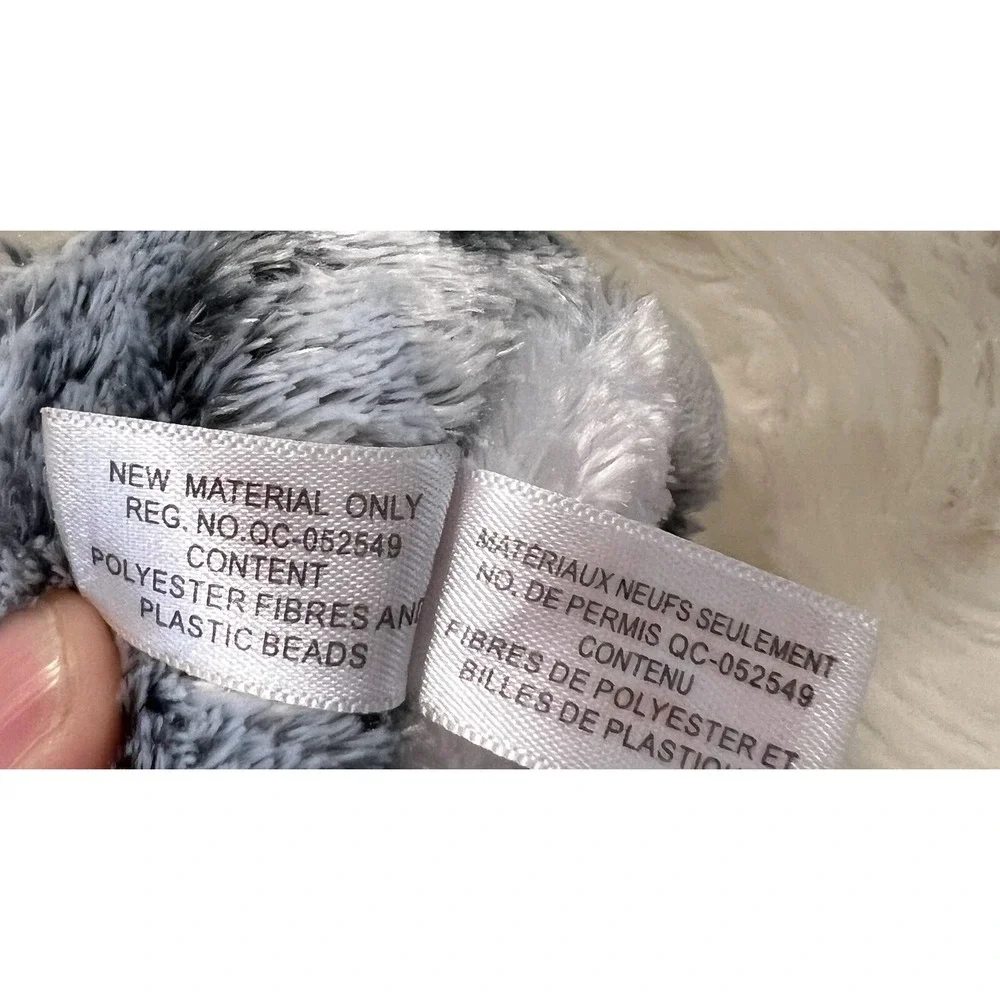 TY Silk Beanie Boos KIKI Grey Tabby Cat Kitten Plush 6